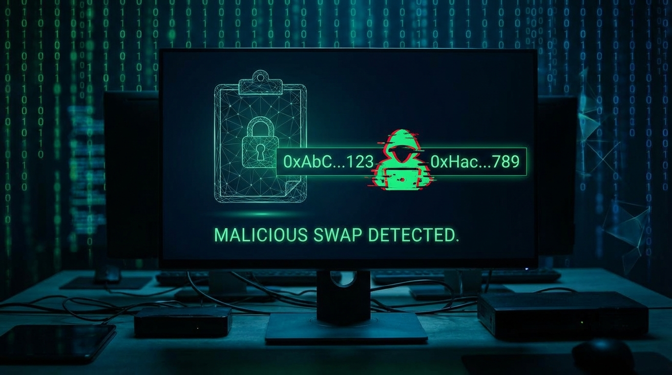 Ataques de Portapapeles (Clipboard Hijacking) en Criptomonedas
